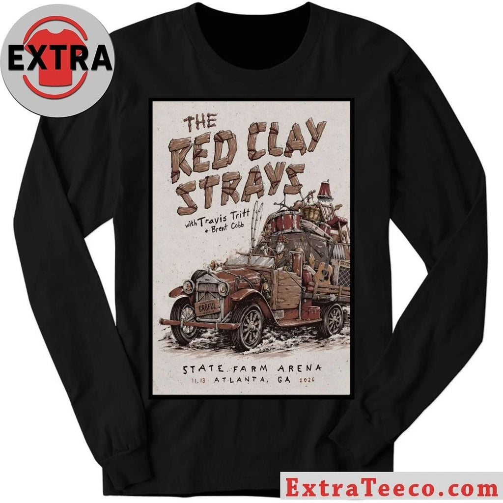 The Red Clay Strays November 13 2026 In Atlanta GA Poster Shirt