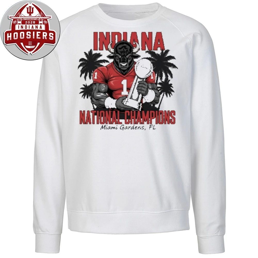 IU Football National Champions Miami Gardens Fl Tee Shirt