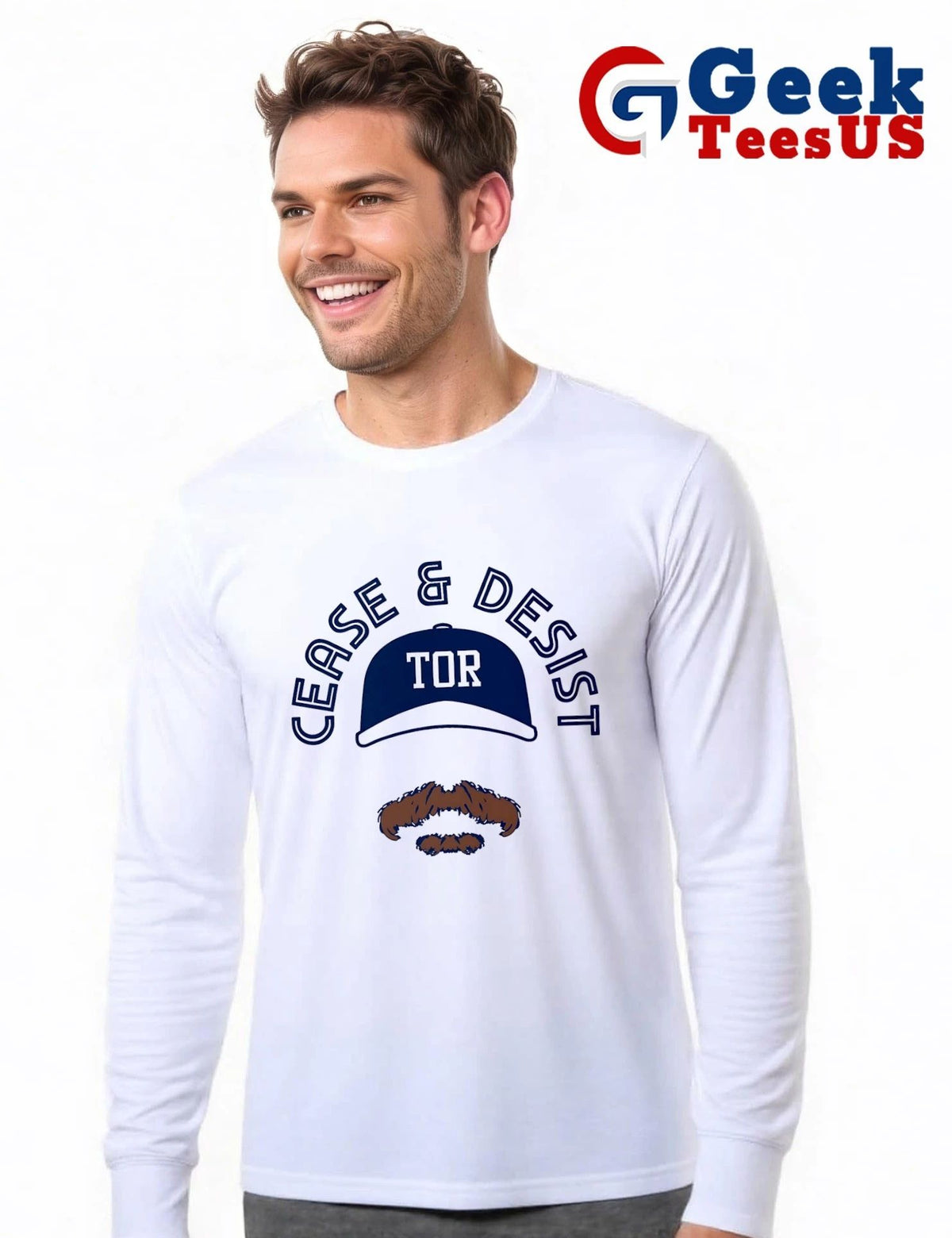 C&D Stache Dylan Cease Toronto Blue Jays baseball shirt