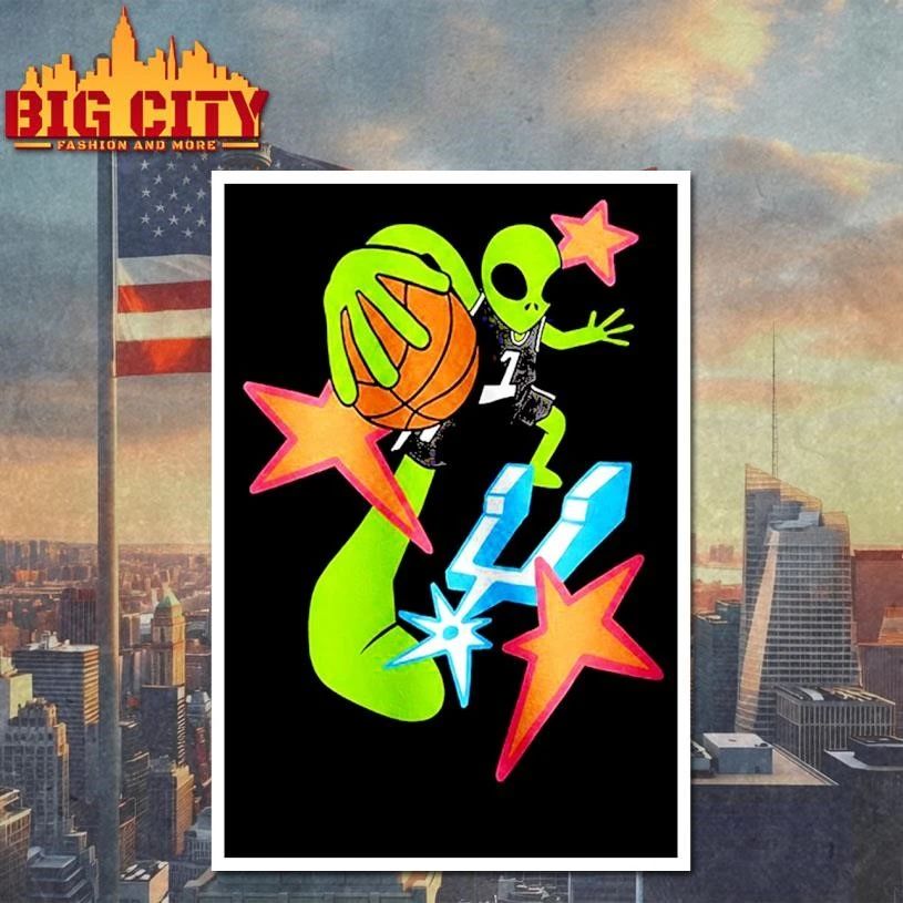 2026 Spurs Conference Finals Wemby Alien Shirt