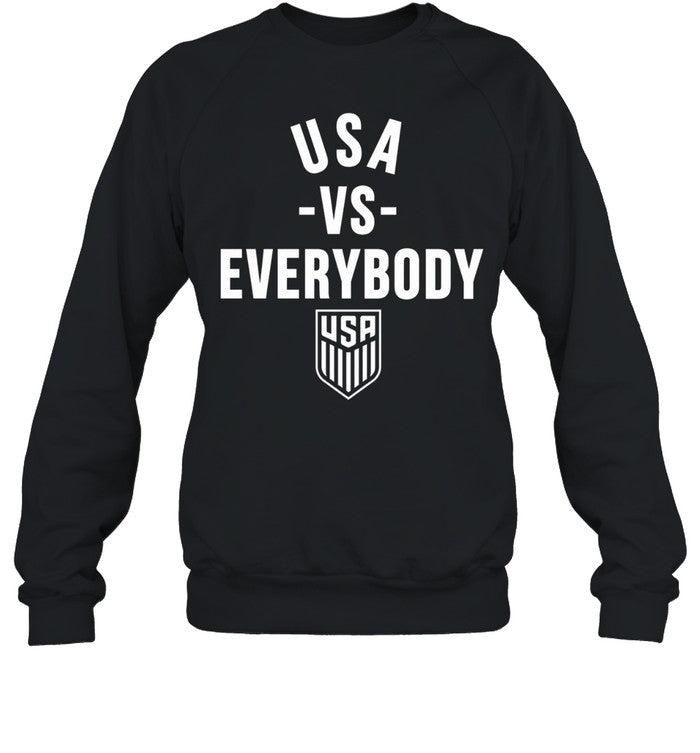 USA vs Everybody Soccer Team Logo USMNT Unisex T-Shirt