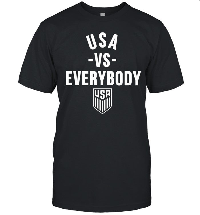 USA vs Everybody Soccer Team Logo USMNT Unisex T-Shirt