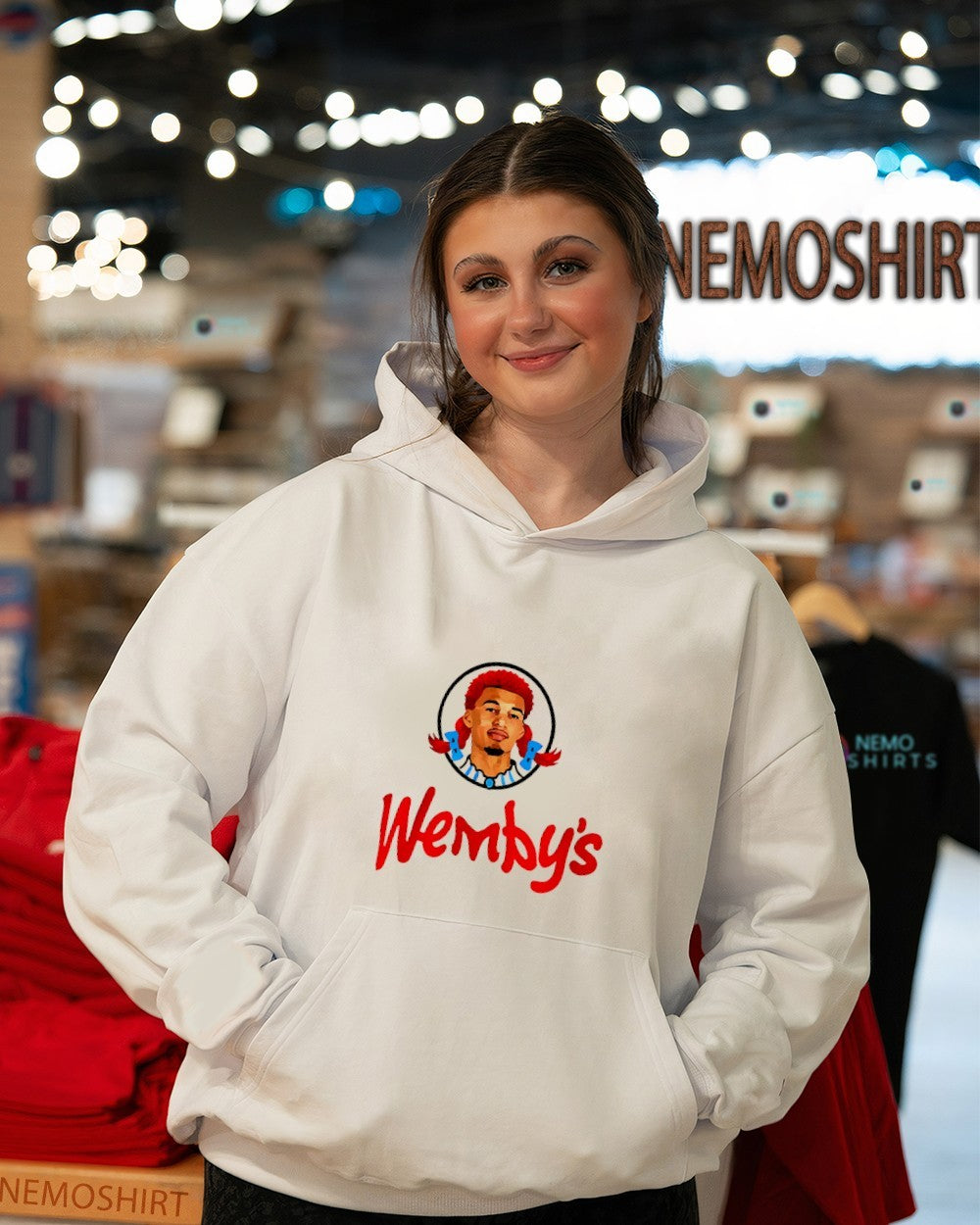 Victor Wembanyama Wemby’s Wendy’s shirt