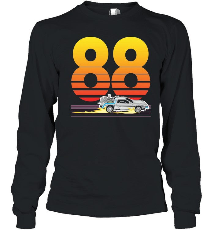 VHS Time Machine Back to the Future sunset retro Unisex T-Shirt