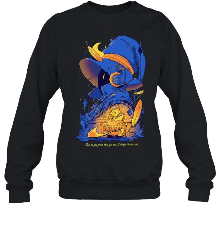 Vivi ornitier how do you prove that exist maybe we don’t black mage hatching chocobo feathers Unisex T-Shirt
