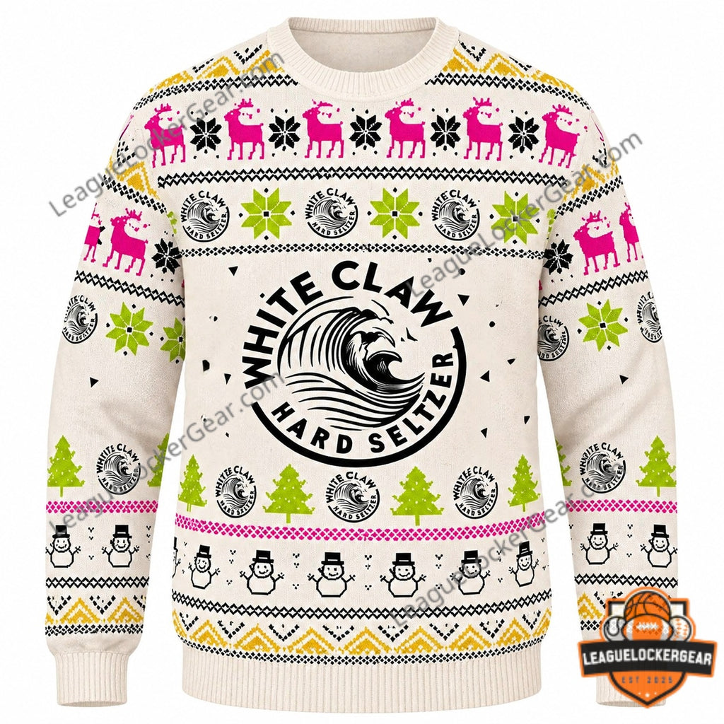 White Claw Christmas 2026 Ugly Sweater