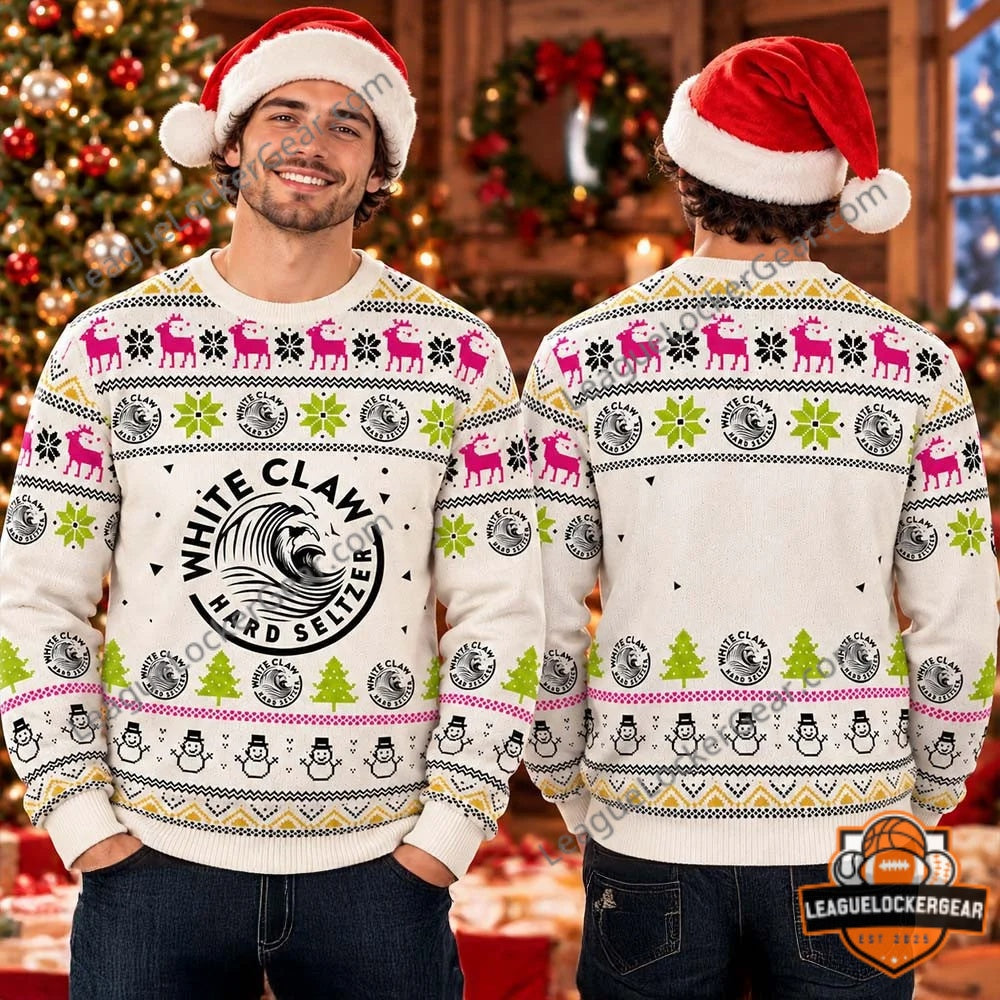 White Claw Christmas 2026 Ugly Sweater