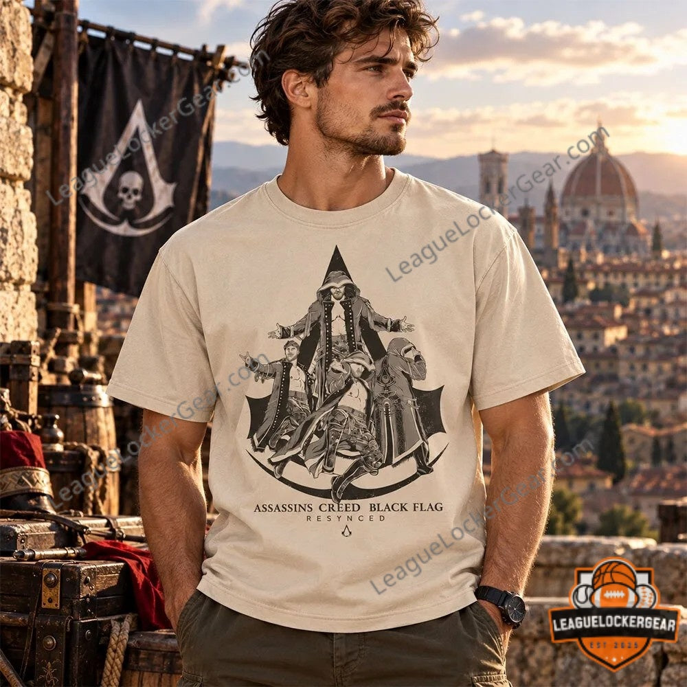 Will Ospreay Assassin’s Creed Black Flag Resynced T-Shirt