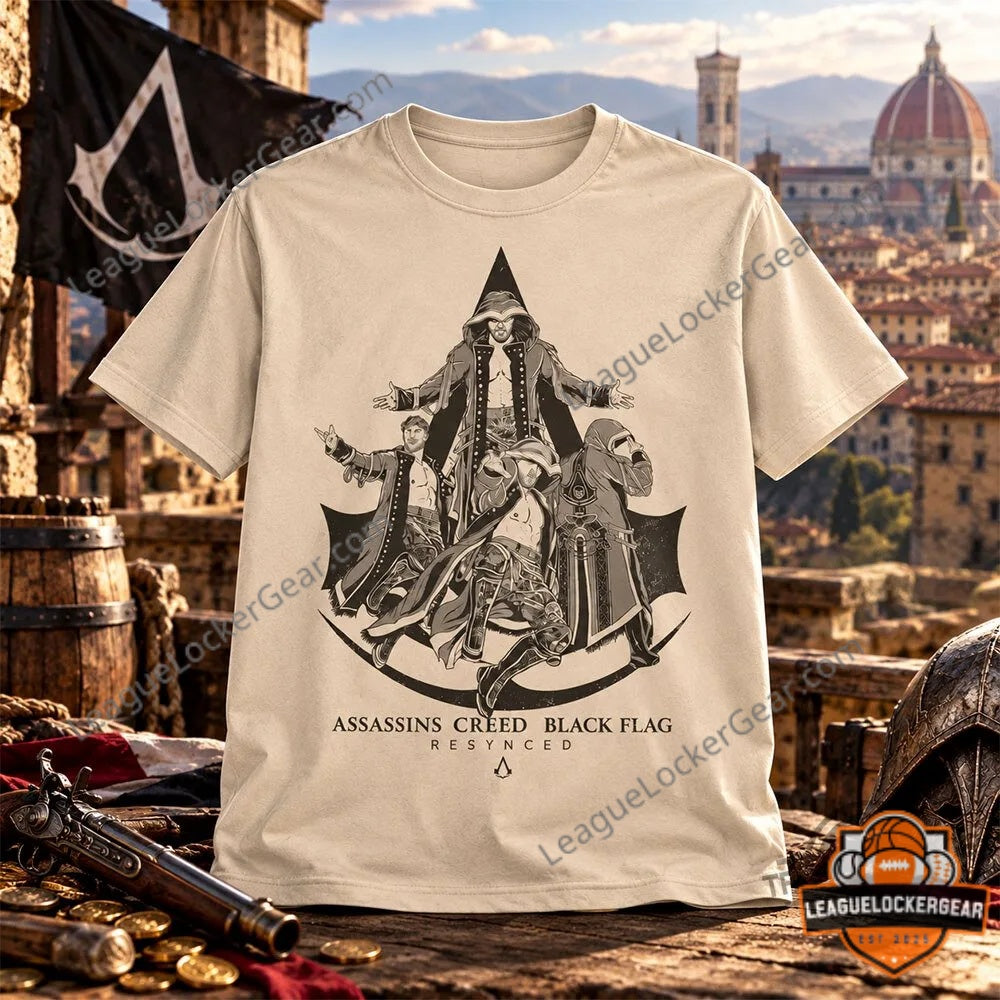 Will Ospreay Assassin’s Creed Black Flag Resynced T-Shirt