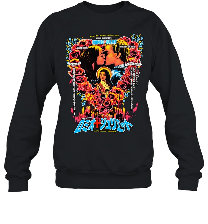 William Shakespeare’s Romeo Juliet Featuring Leonardo DiCaprio and Claire Danes Unisex T-Shirt