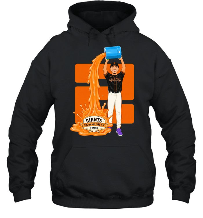 Willy Adames San Francisco Giants Community Fund baseball player pouring bucket Unisex T-Shirt