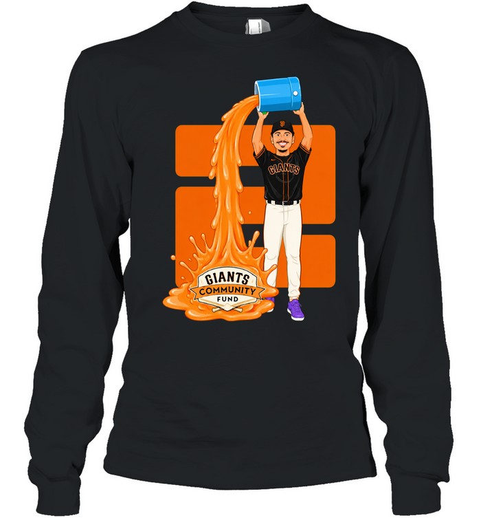 Willy Adames San Francisco Giants Community Fund baseball player pouring bucket Unisex T-Shirt