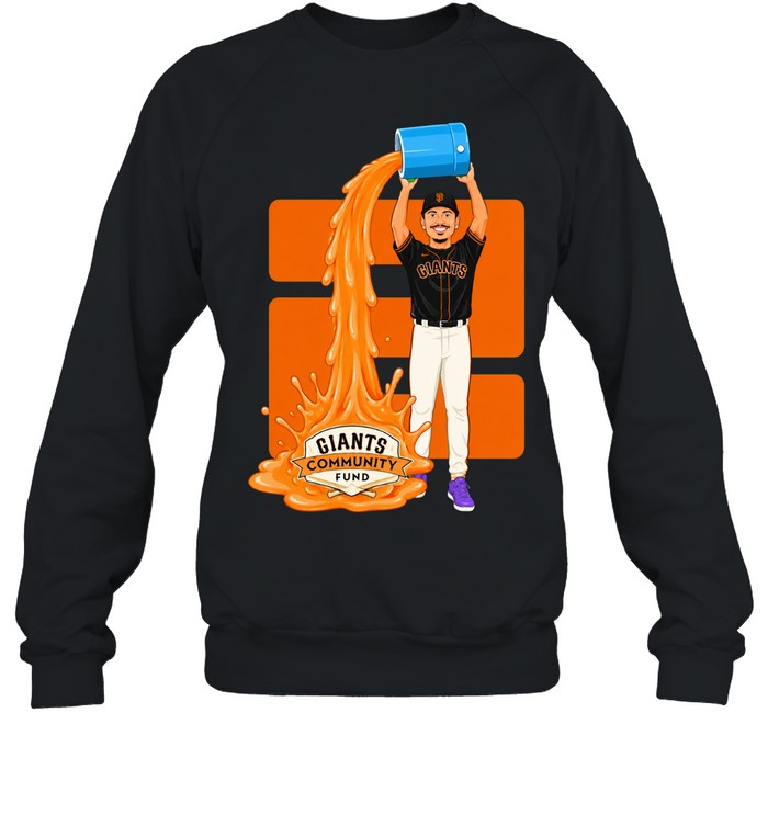 Willy Adames San Francisco Giants Community Fund baseball player pouring bucket Unisex T-Shirt