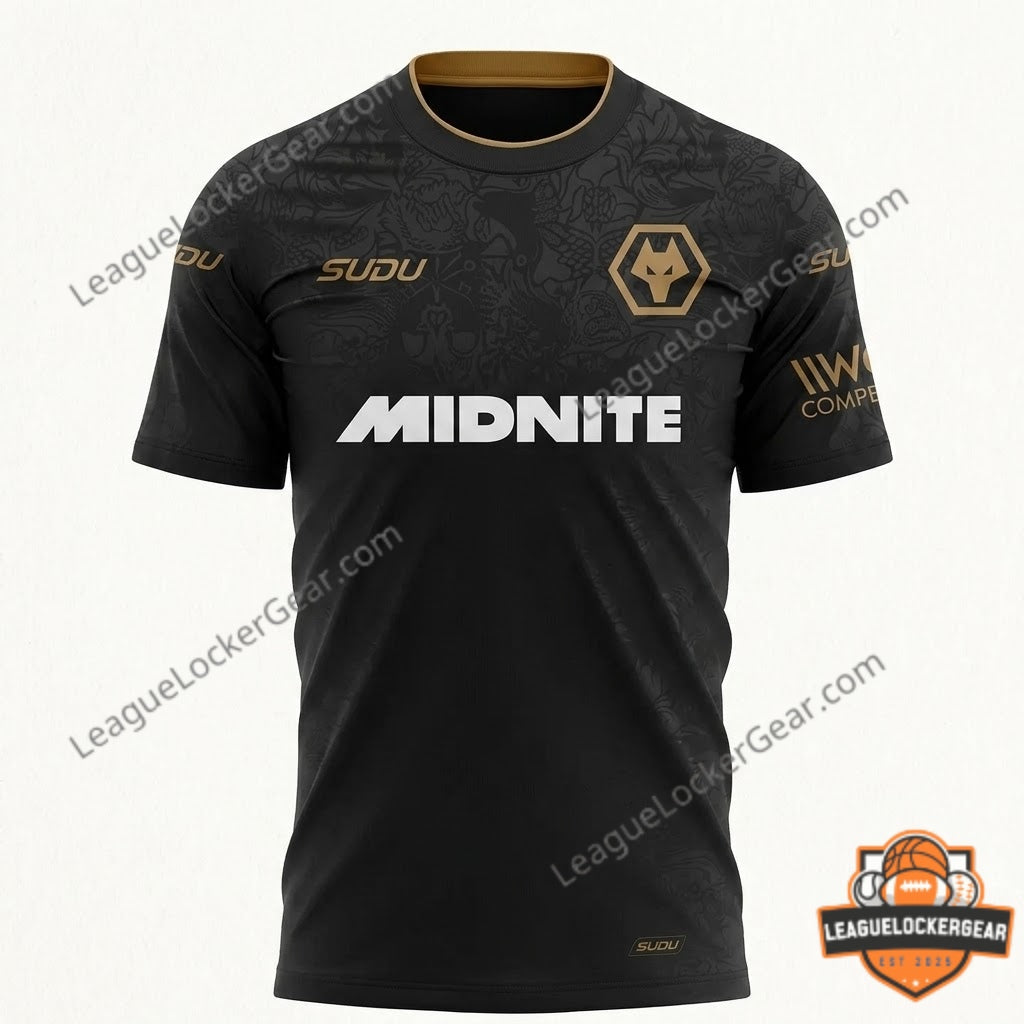 Wolverhampton Wanderers 2026/27 Third Kit Forged in the Dark Football Jersey