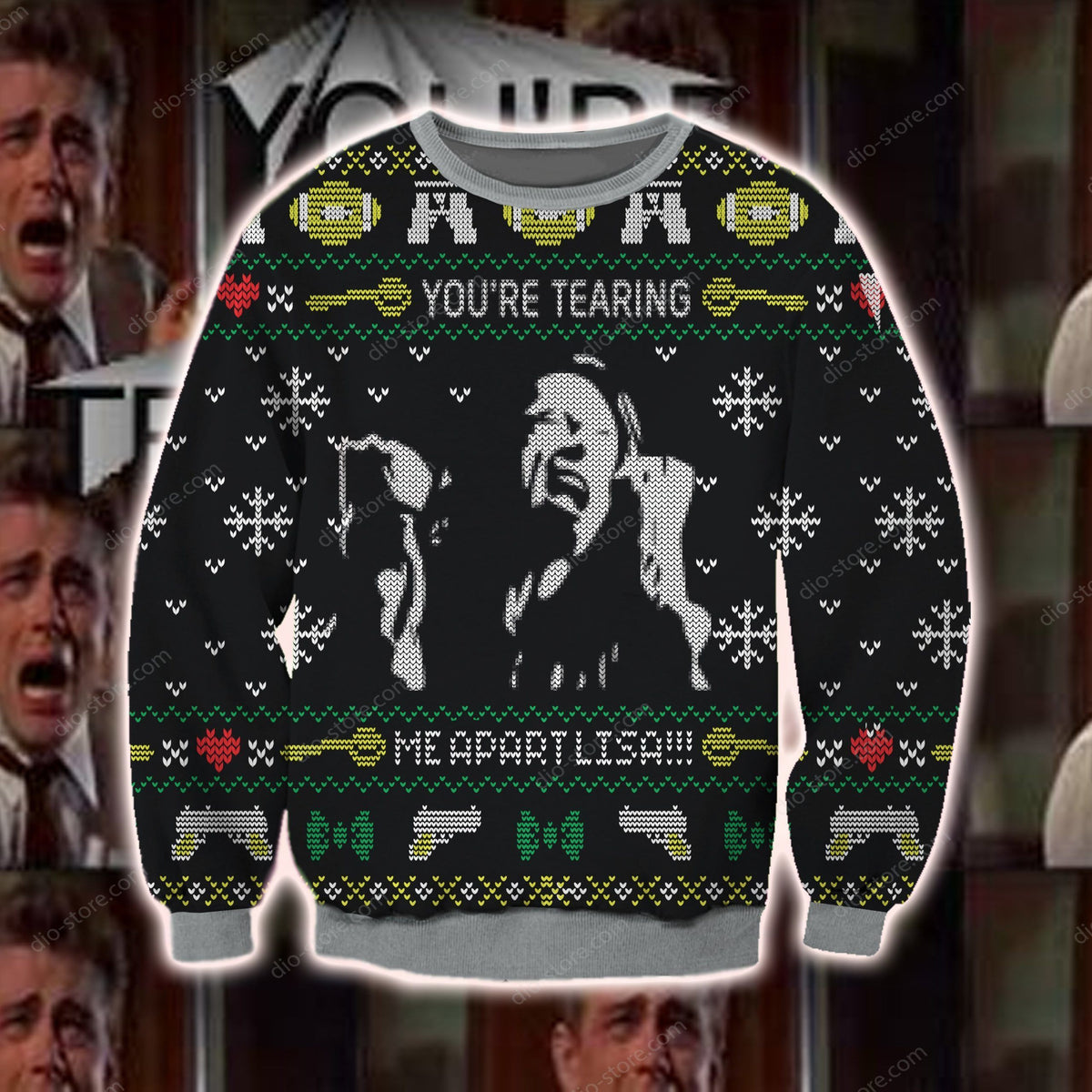You’Re Tearing Me Apart Lisa Knitting Pattern 3D Print Ugly Sweater